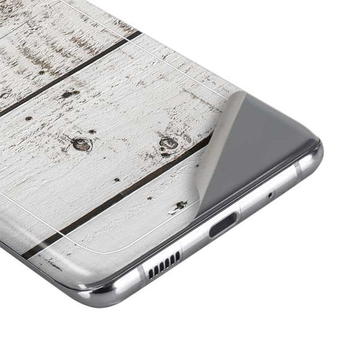 Weathered Wood Galaxy S20 Skin