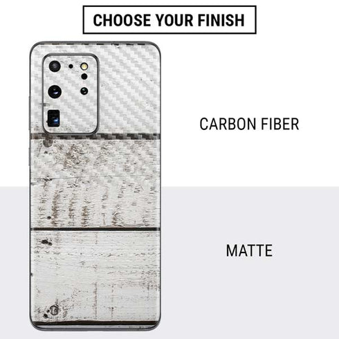 Weathered Wood Galaxy S20 Ultra 5G Skin