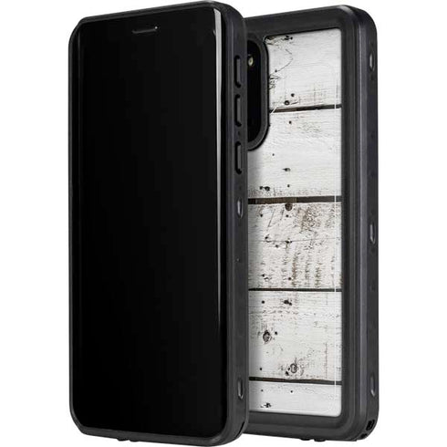 Weathered Wood Galaxy S20 Waterproof Case