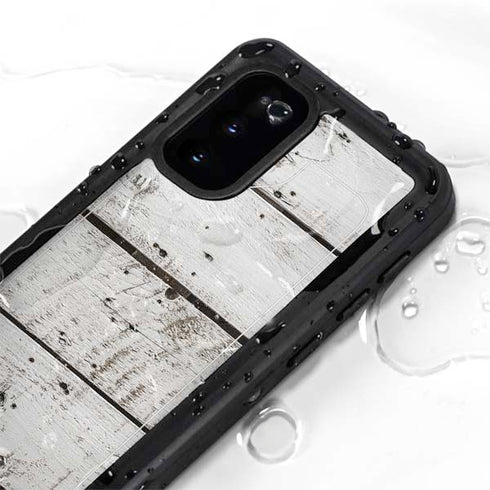 Weathered Wood Galaxy S20 Waterproof Case