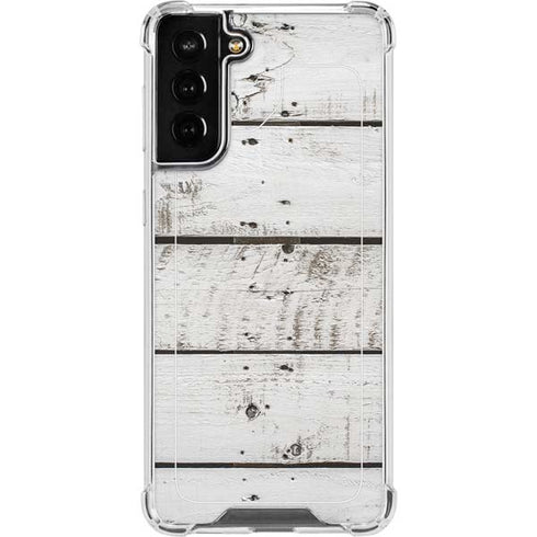 Weathered Wood Galaxy S21 FE Clear Case