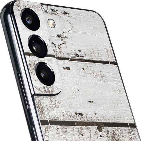 Weathered Wood Galaxy S22 Skin