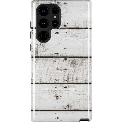 Weathered Wood Galaxy S22 Ultra Pro Case