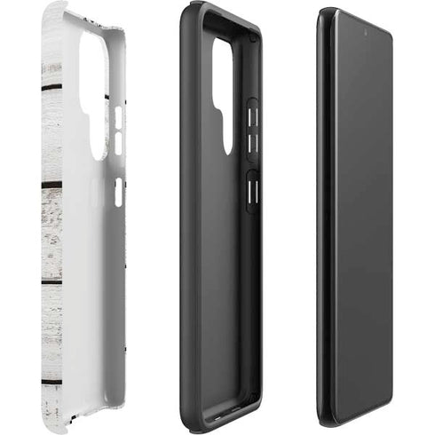 Weathered Wood Galaxy S22 Ultra Pro Case