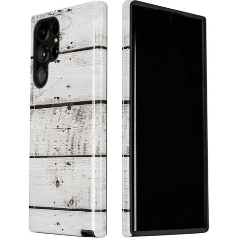 Weathered Wood Galaxy S22 Ultra Pro Case