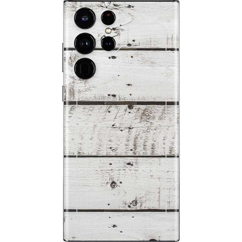 Weathered Wood Galaxy S22 Ultra Skin