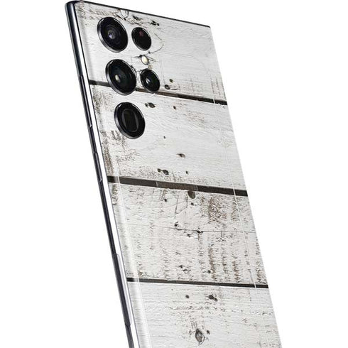 Weathered Wood Galaxy S22 Ultra Skin