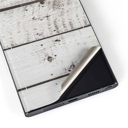 Weathered Wood Galaxy S22 Ultra Skin