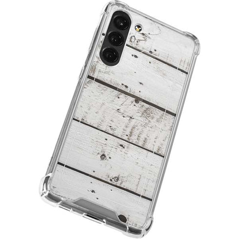 Weathered Wood Galaxy S23 Plus Clear Case