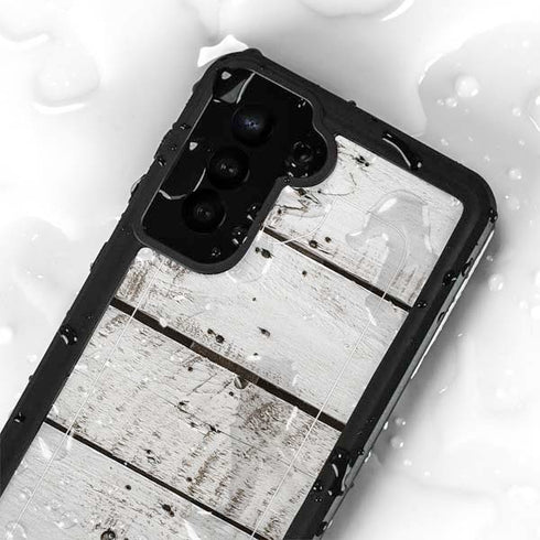 Weathered Wood Galaxy S23 Plus Waterproof Case