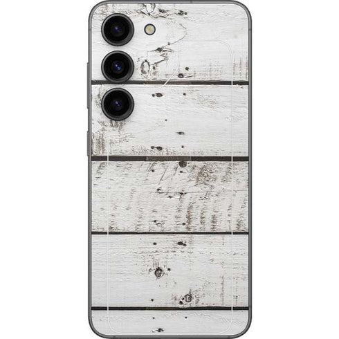 Weathered Wood Galaxy S23 Skin