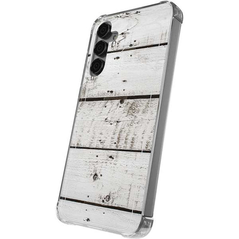Weathered Wood Galaxy S24 Plus Clear Case