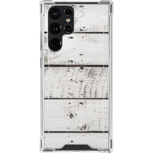 Weathered Wood Galaxy S24 Ultra Clear Case