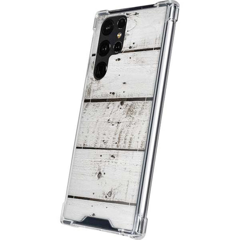 Weathered Wood Galaxy S24 Ultra Clear Case