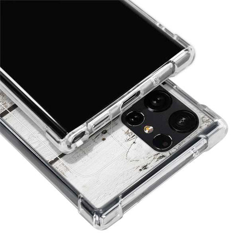 Weathered Wood Galaxy S24 Ultra Clear Case