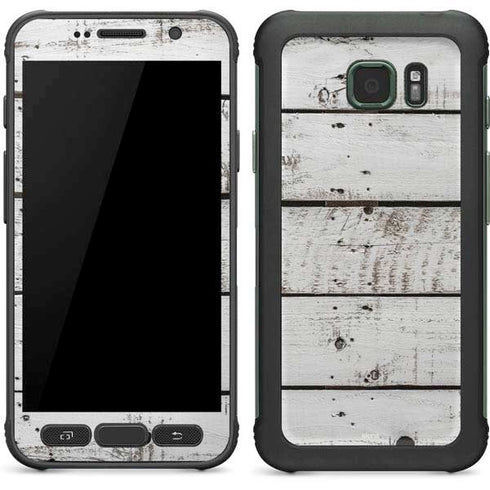 Weathered Wood Galaxy S7 Active Skin
