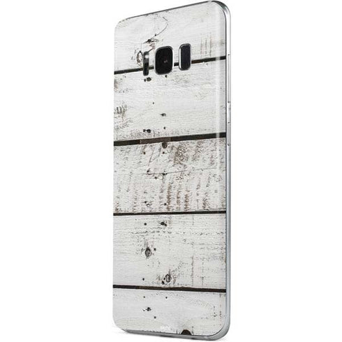 Weathered Wood Galaxy S8 Skin