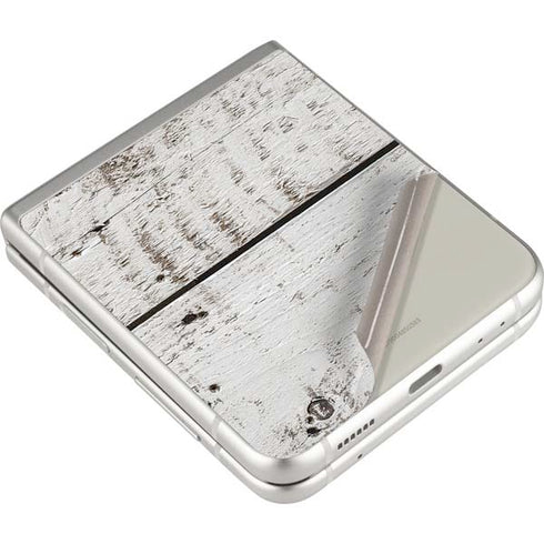 Weathered Wood Galaxy Z Flip3 5G Skin