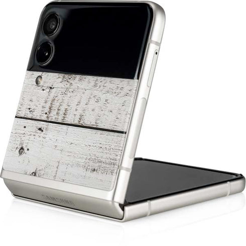 Weathered Wood Galaxy Z Flip3 5G Skin