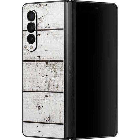 Weathered Wood Galaxy Z Fold3 5G Skin