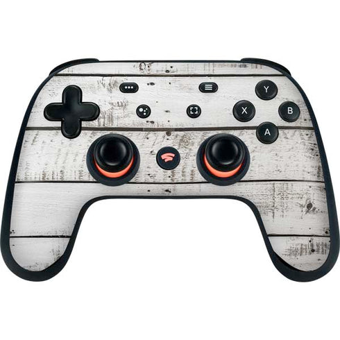 Weathered Wood Google Stadia Controller Skin