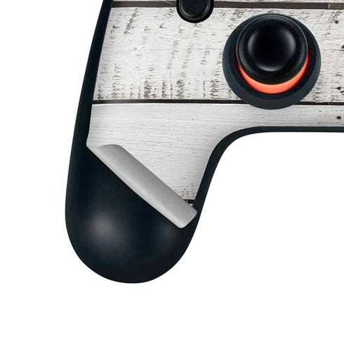 Weathered Wood Google Stadia Controller Skin