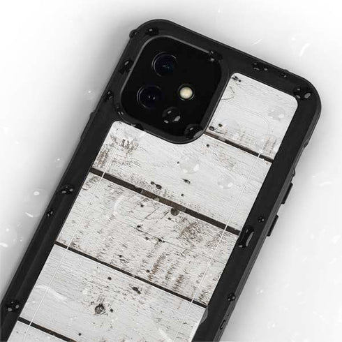 Weathered Wood iPhone 12 Mini Waterproof Case