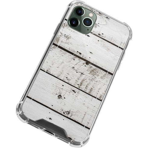 Weathered Wood iPhone 12 Pro Clear Case