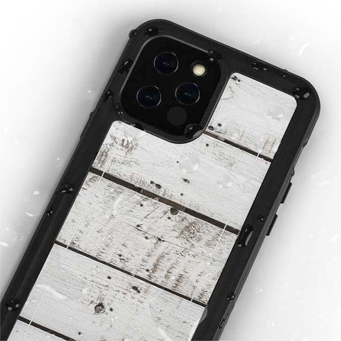 Weathered Wood iPhone 12 Pro Waterproof Case