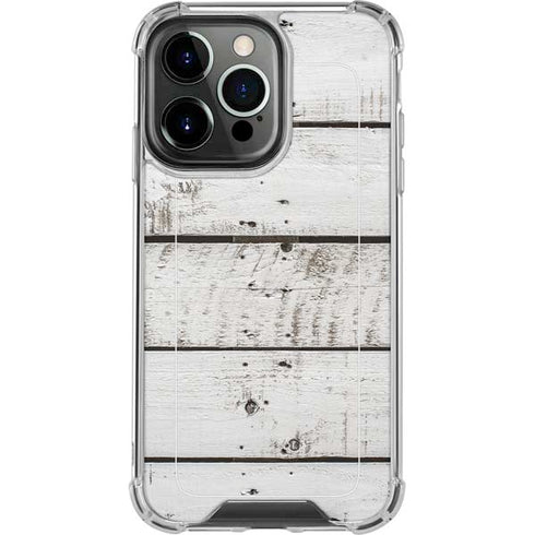 Weathered Wood iPhone 13 Pro Clear Case