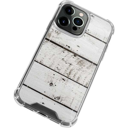 Weathered Wood iPhone 13 Pro Clear Case