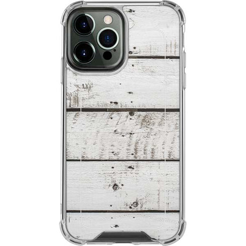 Weathered Wood iPhone 13 Pro Max Clear Case