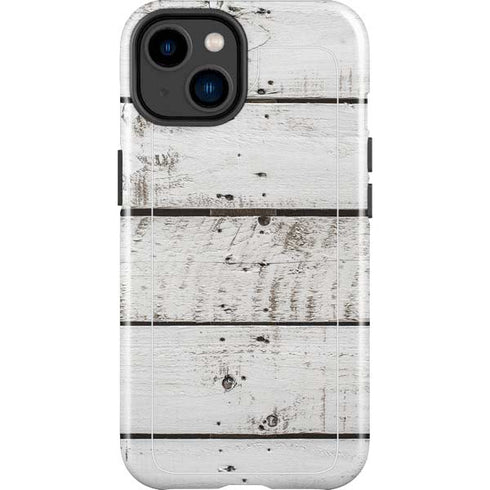 Weathered Wood iPhone 14 Plus Impact Case