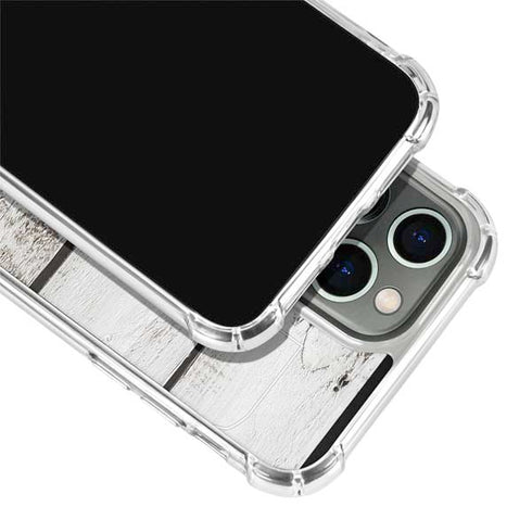 Weathered Wood iPhone 14 Pro Max Clear Case