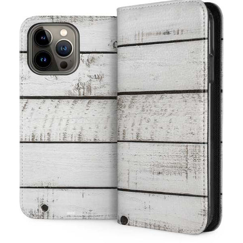 Weathered Wood iPhone 15 Pro Max Folio Case
