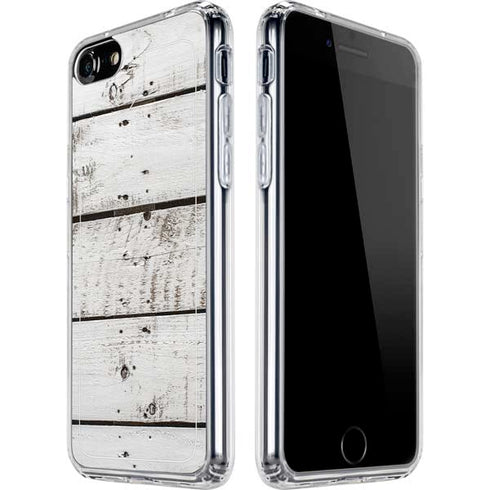 Weathered Wood iPhone SE (2nd & 3rd Gen) Clear Case