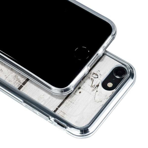Weathered Wood iPhone SE (2nd & 3rd Gen) Clear Case
