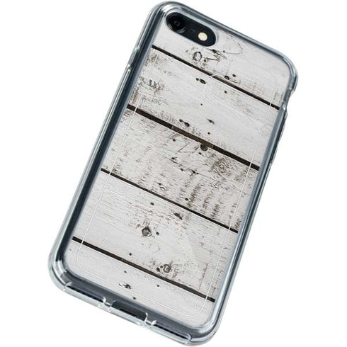 Weathered Wood iPhone SE (2nd & 3rd Gen) Clear Case