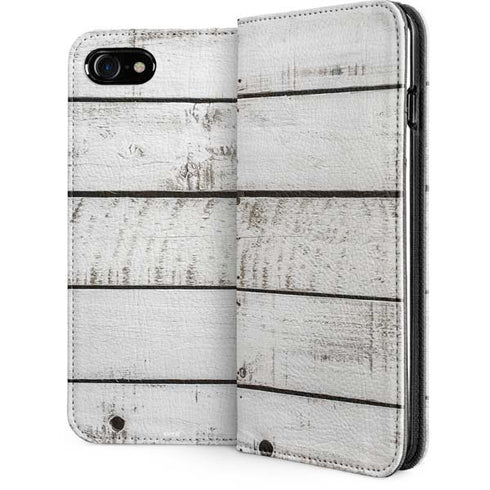 Weathered Wood iPhone SE (2nd & 3rd Gen) Folio Case