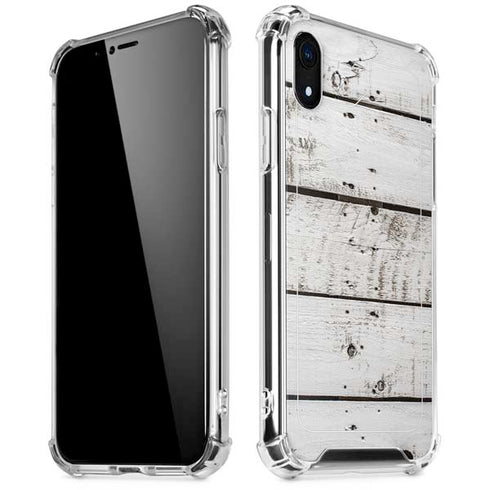 Weathered Wood iPhone XR Clear Case