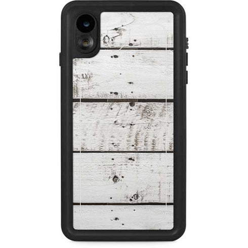 Weathered Wood iPhone XR Waterproof Case
