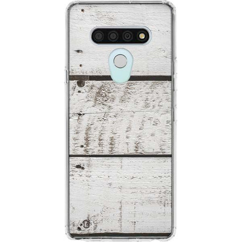 Weathered Wood LG Stylo 6 Clear Case