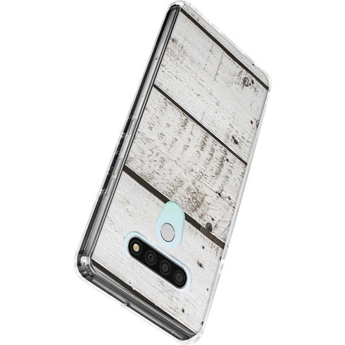 Weathered Wood LG Stylo 6 Clear Case