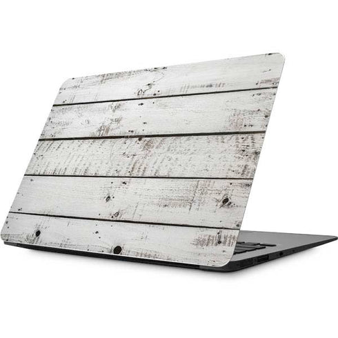 Weathered Wood Apple MacBook Skin