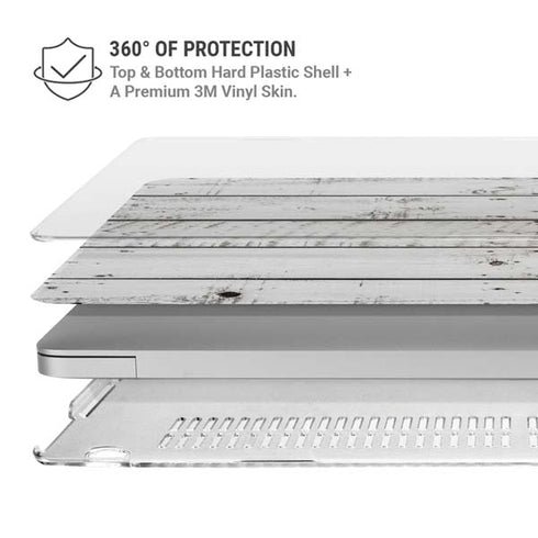 Weathered Wood MacBook Air 15in (2023-2025) Case plus Skin