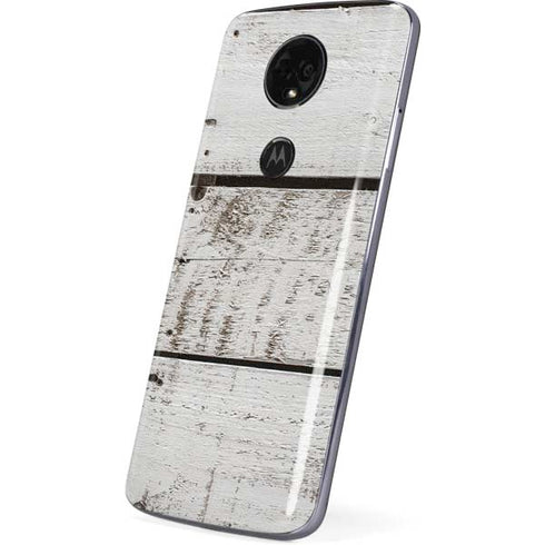 Weathered Wood Moto E5 Plus Skin