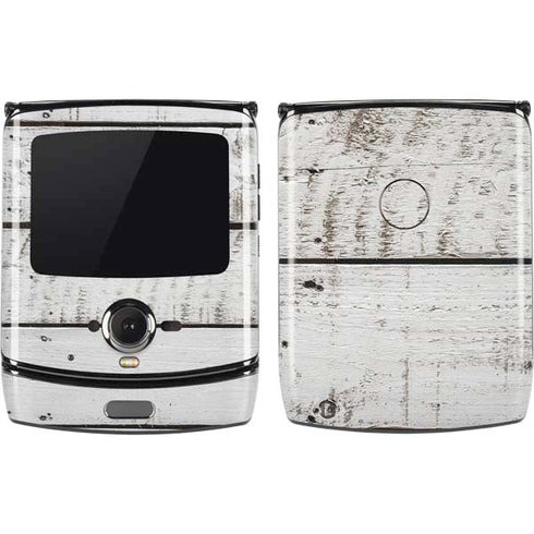 Weathered Wood Motorola RAZR Skin