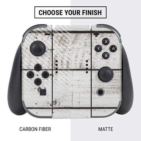 Weathered Wood Nintendo Switch Bundle Skin