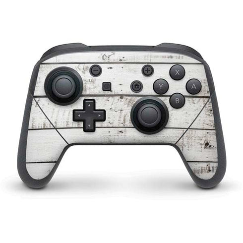 Weathered Wood Nintendo Switch Pro Controller Skin