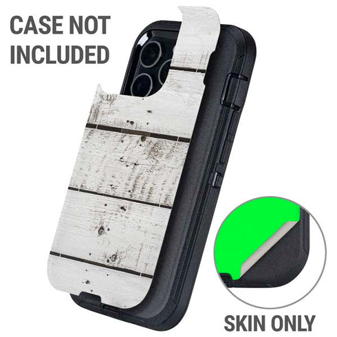 Weathered Wood Otterbox Defender iPhone Skin
